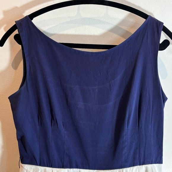 KATE SPADE Sz M (2A) Flare Jersey Knit Flirty Nautical Over the Knee Dress - Picture 2 of 11